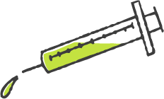 注射器のイラスト